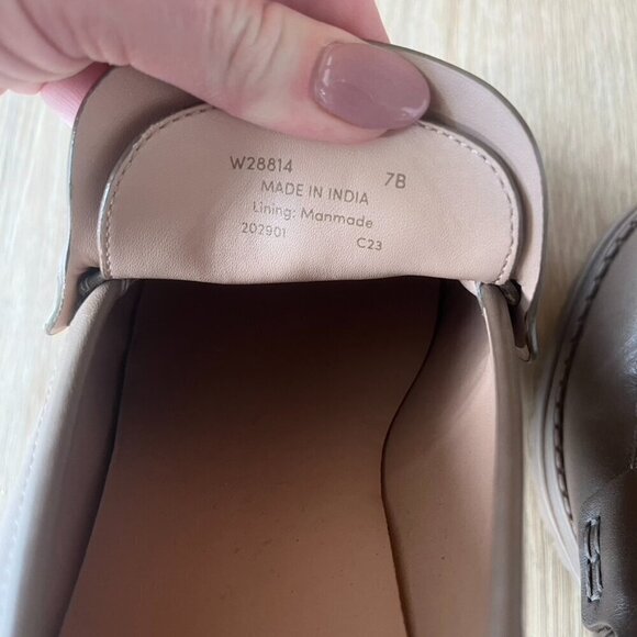 Cole Haan Women's Geneva Platform Lug Loafer in Tan Beige  7B - Picture 10 of 11